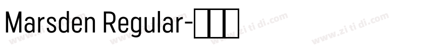 Marsden Regular字体转换 Marsden Regular字体转换